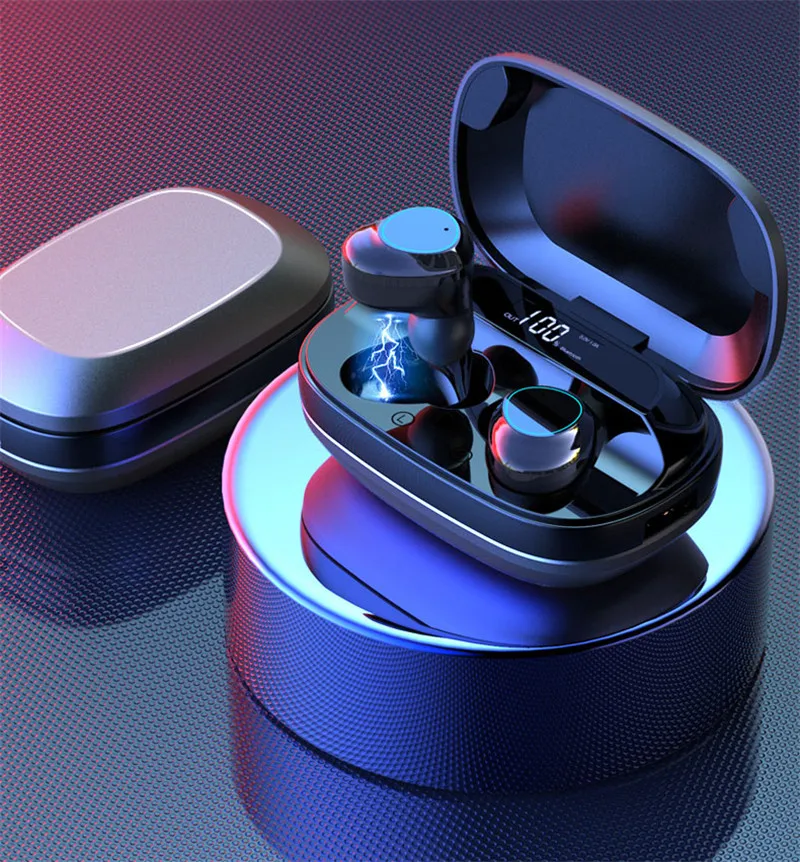 Новинка G16 TWS Bluetooth наушники гарнитура TWS 5,0 двойное ухо с цифровым дисплеем зарядный отсек водонепроницаемый беспроводной