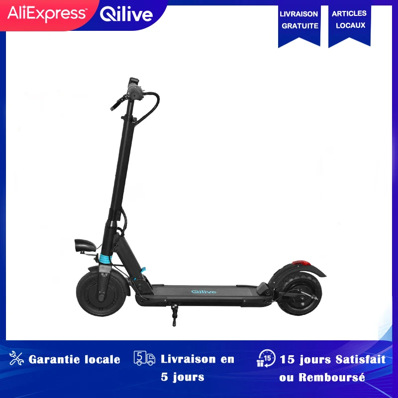 

Qilive Electric Scooter Adult Electric Scooters Kick Scooter Mini Foldable Balancing Portable E-Scooter Electric Bike Bicycle