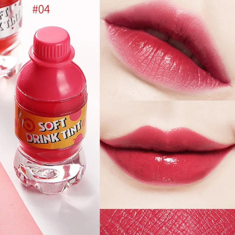 1 шт. в форме напитка фруктовый краситель для губ Fizzy Soda губы Перманентный увлажняющий стойкий медовый блеск для губ Губная помада