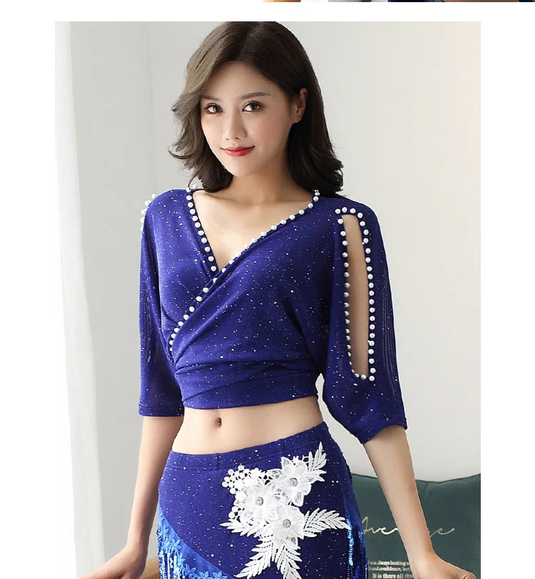 Belly Dance Costume Female Elegant Sequin Tassel Bellydance Dresses Oriental Dance Clothes Belly Dance 2 Piece Set DQL2508