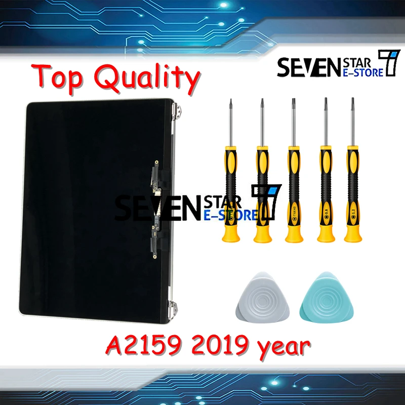 Оригинальный Новый Серый/серебристый ЖК дисплей 2019 года A2159 в сборе для Macbook Pro Retina 13 3 дюймов экран со