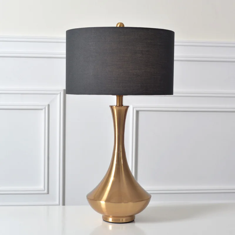 

Bronze Table Lamp Contemporary LED Creative Decorative Desk Lights for Home Bedside