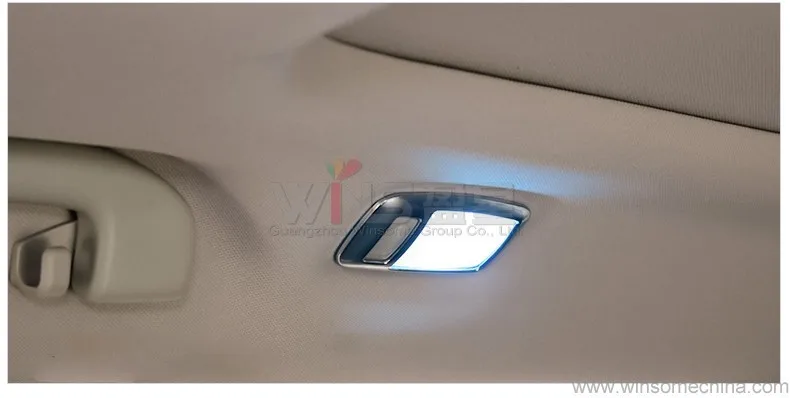 Хромированное серебро для Nissan X-trail Rogue 2.5L крышка лампы для чтения аксессуары для укладки 3 шт