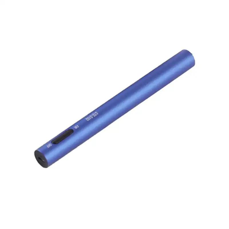 Portable Grinding Head Excellent Durable Metal Aluminum and ABS Electric Nail Art Tool Grinder with LED Lighting Light - Цвет: Синий