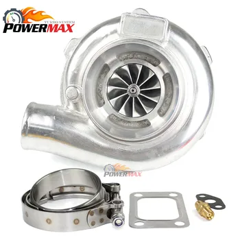 

Universal GTX3576R DBB Turbocharger T3 .63 Vband Turbine+Flange Clamp