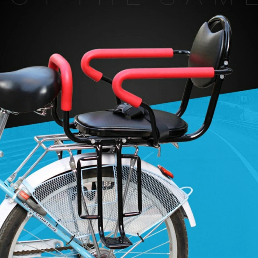 Kind Fietsstoeltje Kid Zitje Met Soft Back Fiets Kinderzitje Vouwfiets Zetel Elektrische Fiets Achter Stoel seat|Fietszadel| - AliExpress