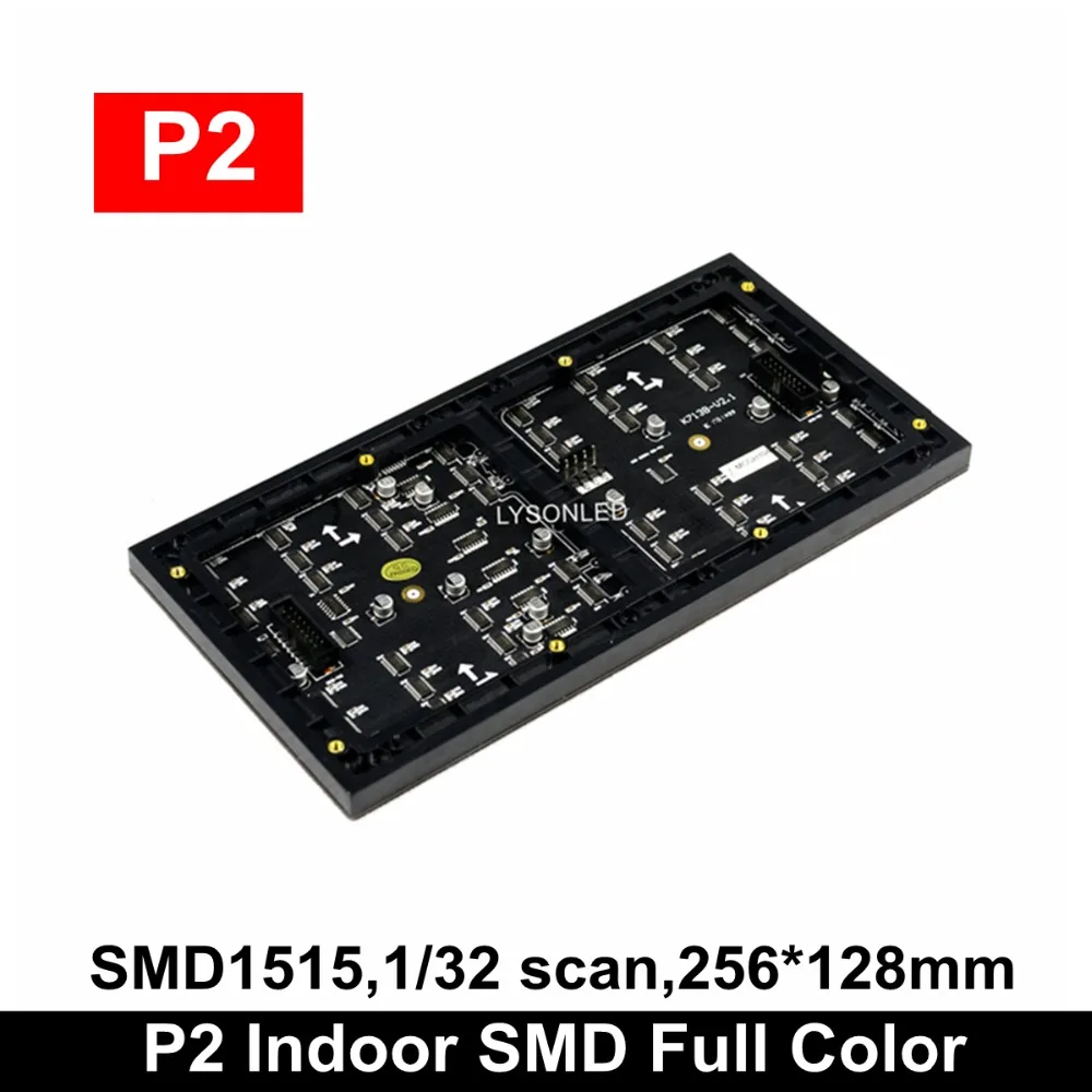 HD светодиодный видеостена P2 Крытый SMD полноцветный светодиодный модуль дисплея 256*128 мм, P2 монитор комнатный Rgb СВЕТОДИОДНЫЙ модуль панели