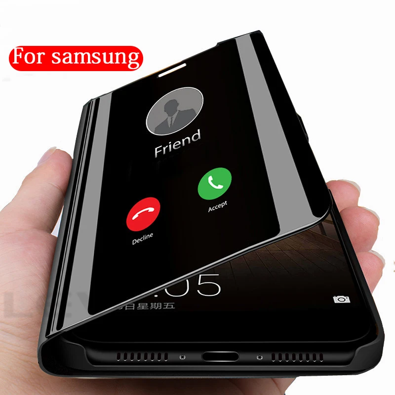 

Smart Mirror Flip Case For Samsung Galaxy A50 A40 A30 A20 A10 A60 A70 A80 Case For Samsung Galaxy Note 10 Plus Lite S10 S10E