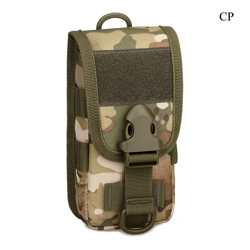 Tactical Tool Package Waerproof Nylon 5.8 Inch Full-Cover Mobile Phone Case Outdoor Sports Running Trekking Small Crossbody Bags