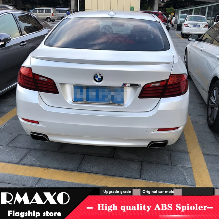 Для BMW M5 F10 F18 спойлер P 2012-2016 520 525li 528li Высокое качество ABS Материал заднее крыло