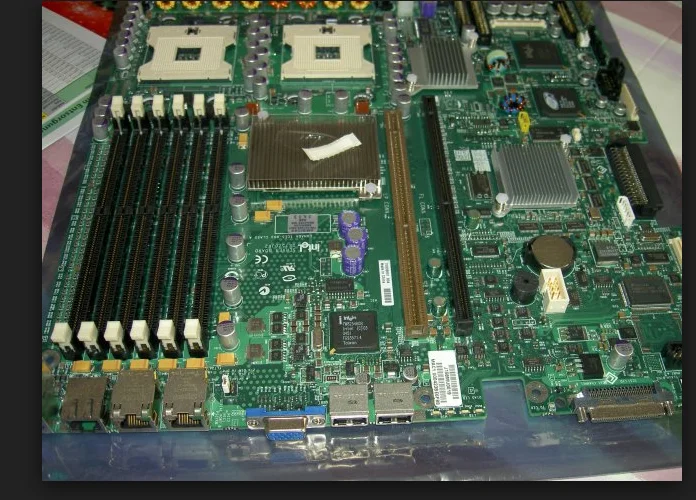 Серверная материнская плата SE7520JR2 с поддержкой SCSI память DDR2 IBM 44R8319 | Мобильные