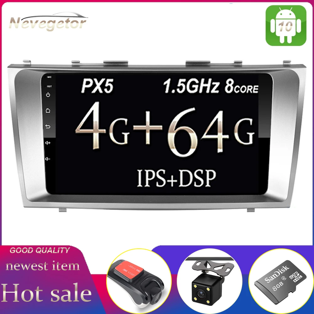 Автомобильный DVD-плеер проигрыватель на Android 10 GO 4 Гб ОЗУ 64 ПЗУ с 9 &quotэкраном GPS Wi-Fi