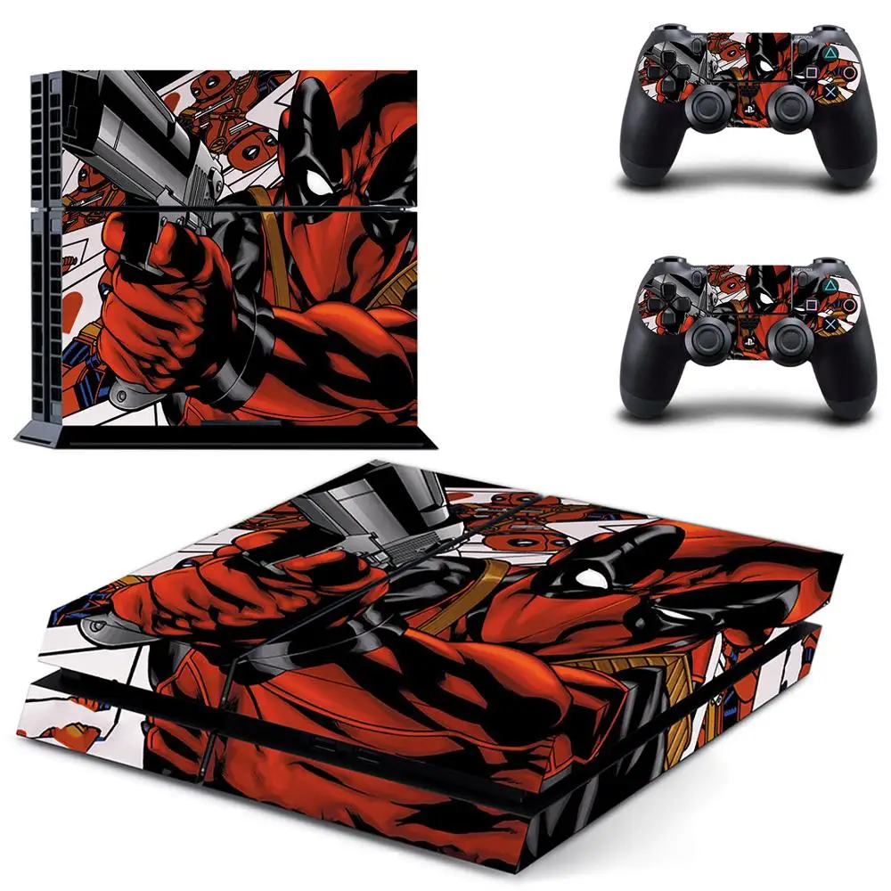 DPTM2833 Deadpool PS4 наклейка s Play station 4 кожа PS 4 наклейки Наклейки Обложка для playstation 4 PS4 консоль и контроллер Скины Виниловые - Цвет: DPTM2833