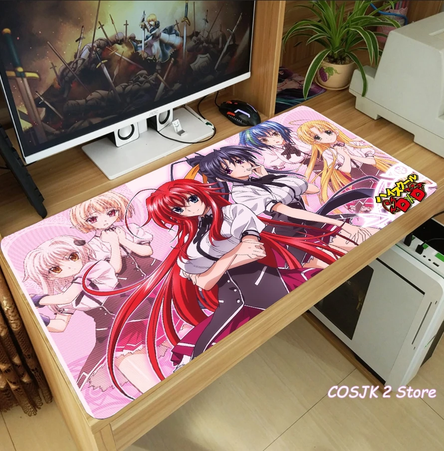 Anime High School DXD Mouse Pad Large Keyboard Mice Mat Thicken Gaming Play  Mat