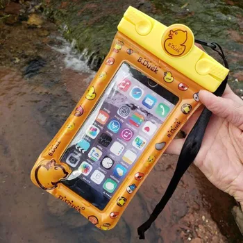

Universal Waterproof Case For iPhone X XS MAX 8 7 6 Plus Samsung Xiaomi Mobile Pouch Bag Cartoon Swimming Water proof Phone Case