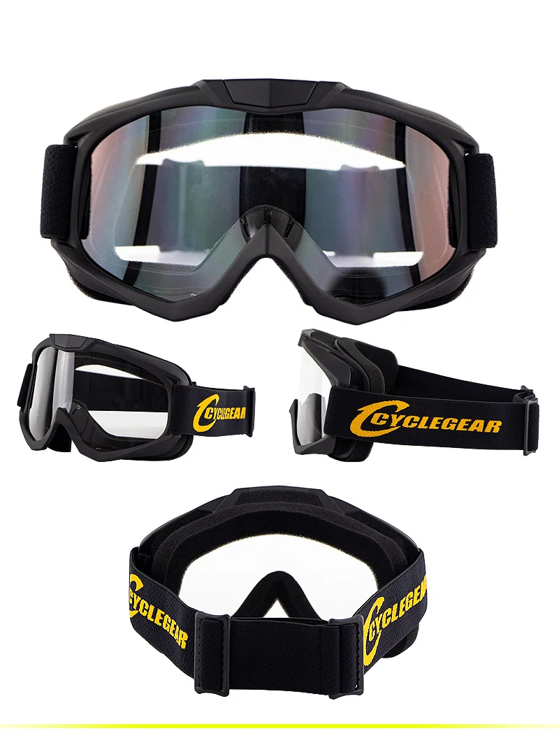 Cyclegear ATV UTV мотокросса мотоцикл очки для бездорожья Байк Гонки Спортивные очки ветрозащитные MX очки шлем маска