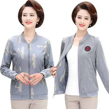 

2020 Spring Autumn Women Jacket Fashion Zipper Two Side Wear Notes Print Outwear Women Loose Coat Female Windbreaker Tops