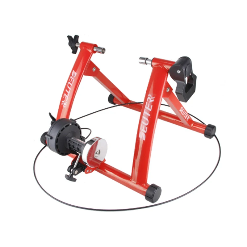 Велосипедный тренировочный тренажер 6 скоростей магнитное сопротивление