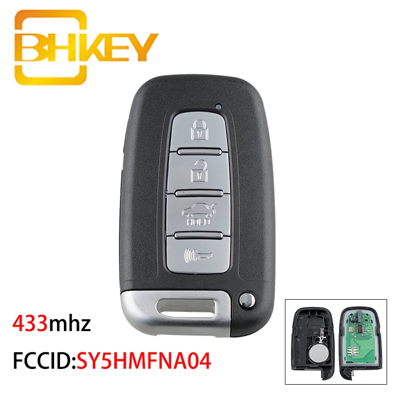 BHKEY SY5HMFNA04 SMART CAR KEY FOR KIA K2 K5 RIO OPTIMA SORENTO MOHAVE/ HYUNDAI I30 I45 IX35 GENESIS EQUUS 433MHZ
