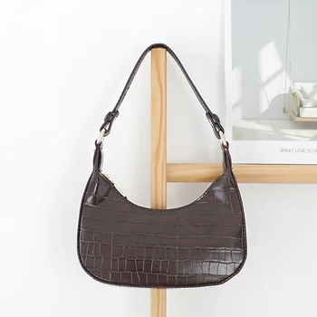 

L'OMBRE PU Tote Bags Handbags Vintage Soft Touching Shoulder Wallets Elegant Fashion сумка женская кошелек женский Half Moon