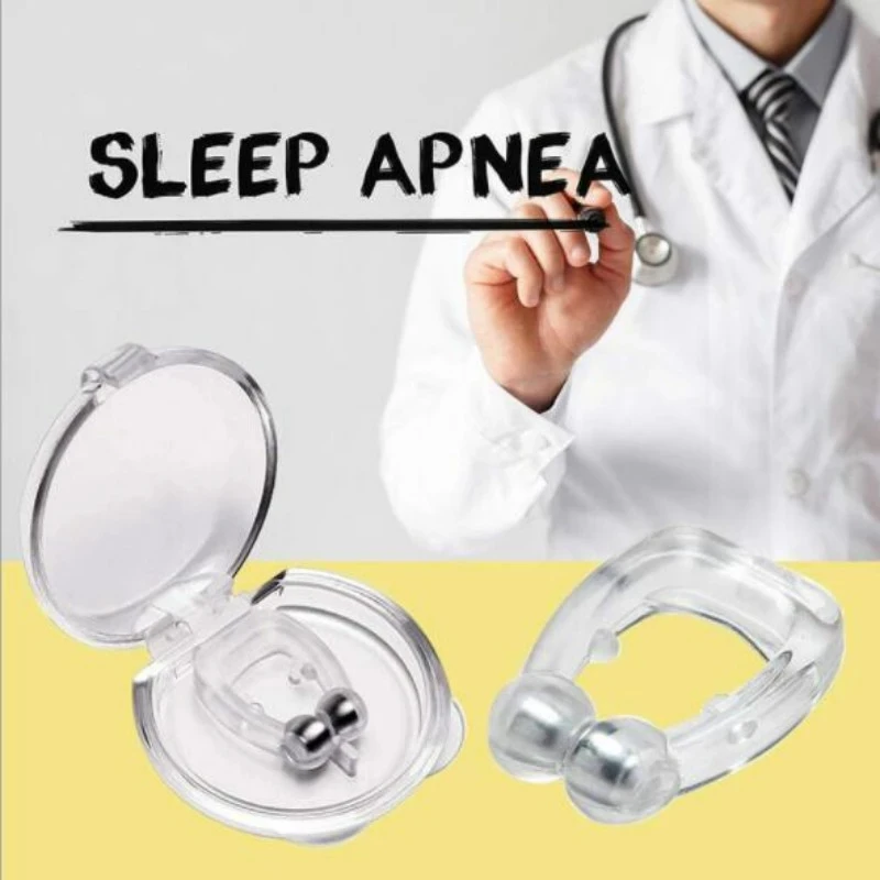 Anti Snoring Device Nose Clip vent blocker Silicone Snore Stop ring silent snore sleep Aid Night Sleeping Apnea Guard Night 2