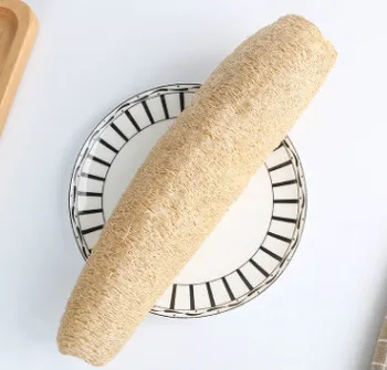 

Long Bath Body Shower Sponge Scrubber Natural Loofah Luffa Loofa Bathing Massage Pot Bowl Scrubber Spa bathroom accessories