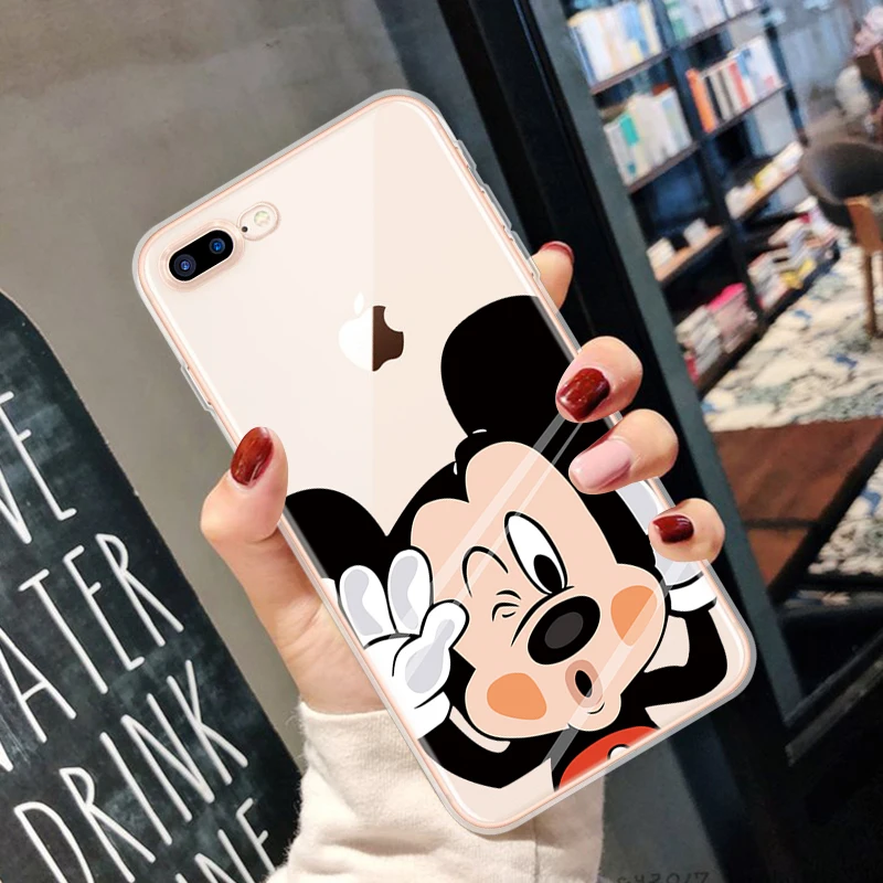 Ультратонкий чехол для iphone 8, 7, 6, 6S Plus, мягкий прозрачный чехол из ТПУ с рисунком забавной лягушки для iphone X 11 Pro XS, чехол для MAX XR - Цвет: miqi