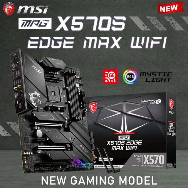 MSI MPG X570S EDGE MAX WIFI - Carte-mère - ATX - Socket AM4 - AMD