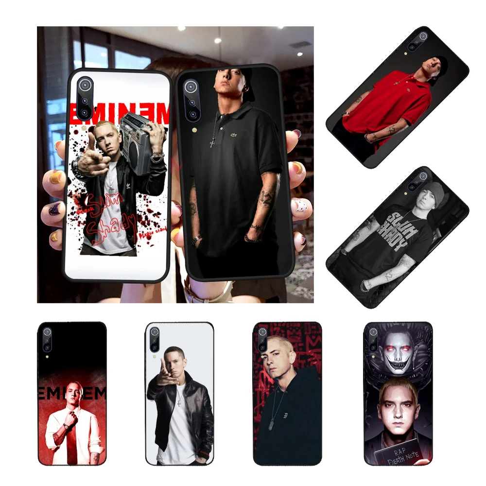 NBDRUICAI исполнитель хип хоп рэппер Эминем Cover Black Soft Shell чехол для телефона Redmi Note 8 8A 7