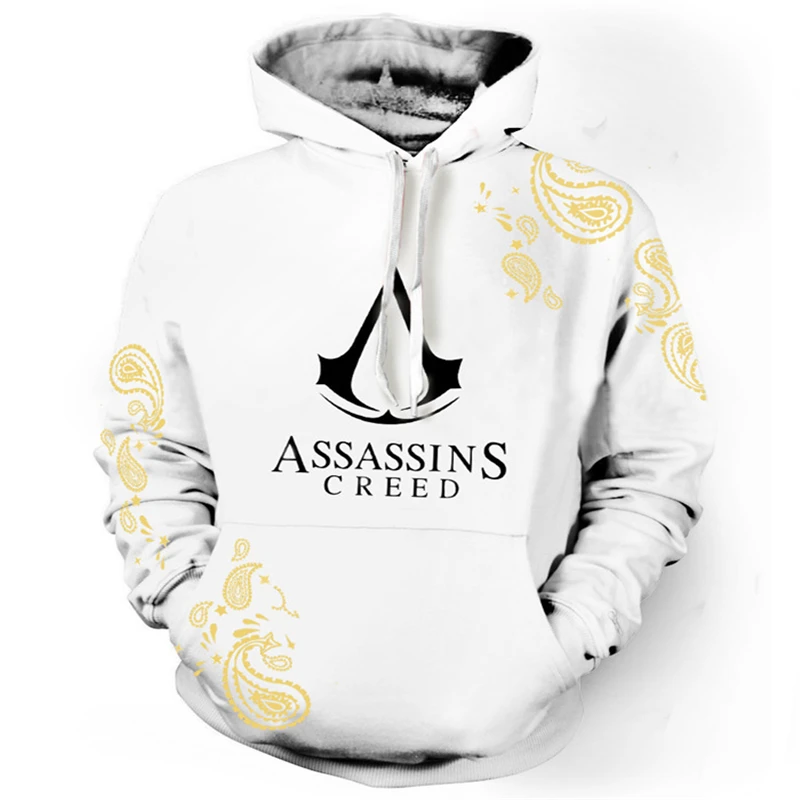 Мужские детские куртки Assassins Creed с капюшоном Gwen 3D флис Человек-паук печать меч искусство онлайн толстовка модная крутая уличная одежда