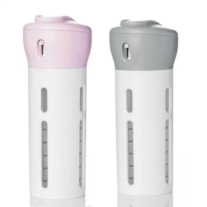 Популярный портативный 4 в 1 бутылка-дозатор для лосьона путешествия эмульсия розлива Шампунь Душ аксессуары для путешествий