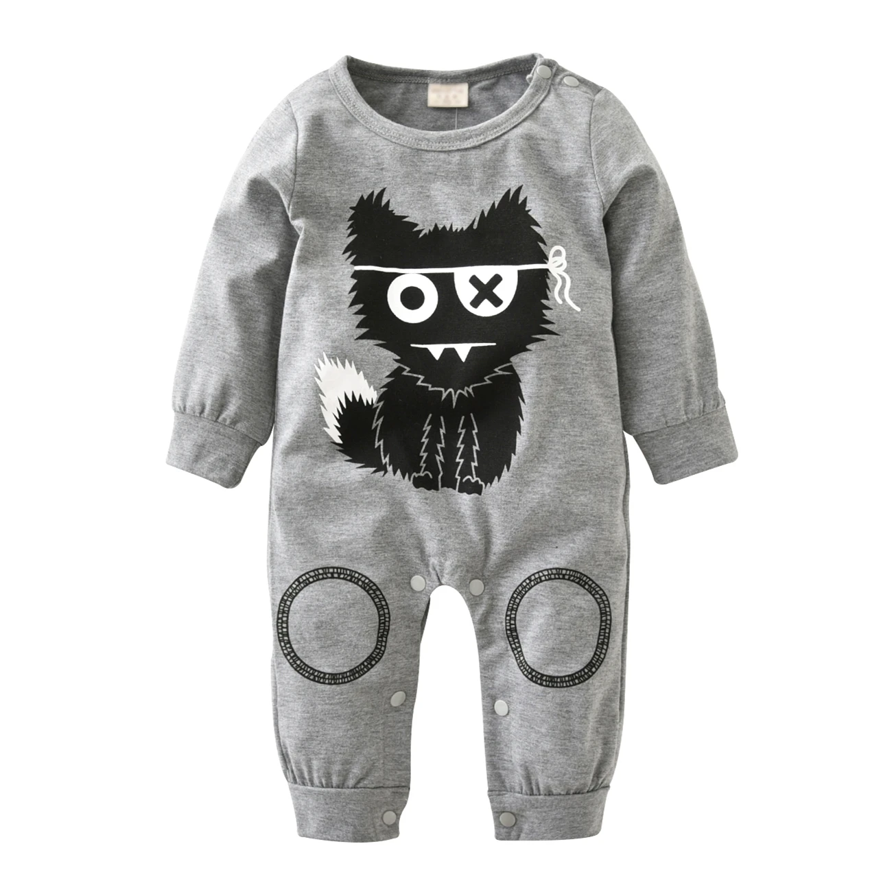 Newborn Baby Boys Girls Romper Cartoon Print Cotton Long Sleeve Jumpsuit Infant Clothing Pajamas Toddler Baby Clothes Outfits best Baby Bodysuits Baby Rompers