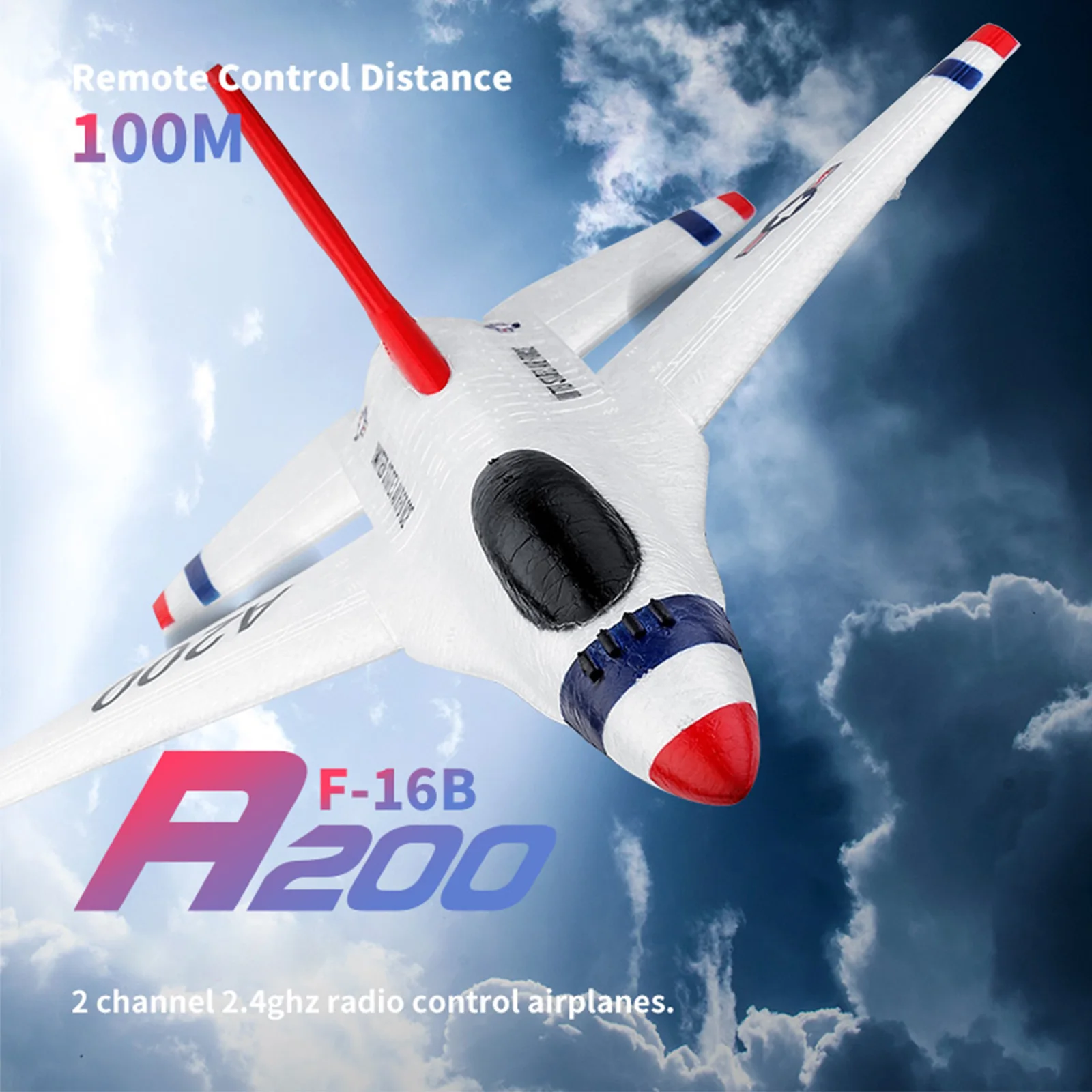 Avião de controle remoto wltoys, avião de 2 canais com controle remoto,  leve, mas estável, para meninos e crianças, com 3 baterias - AliExpress