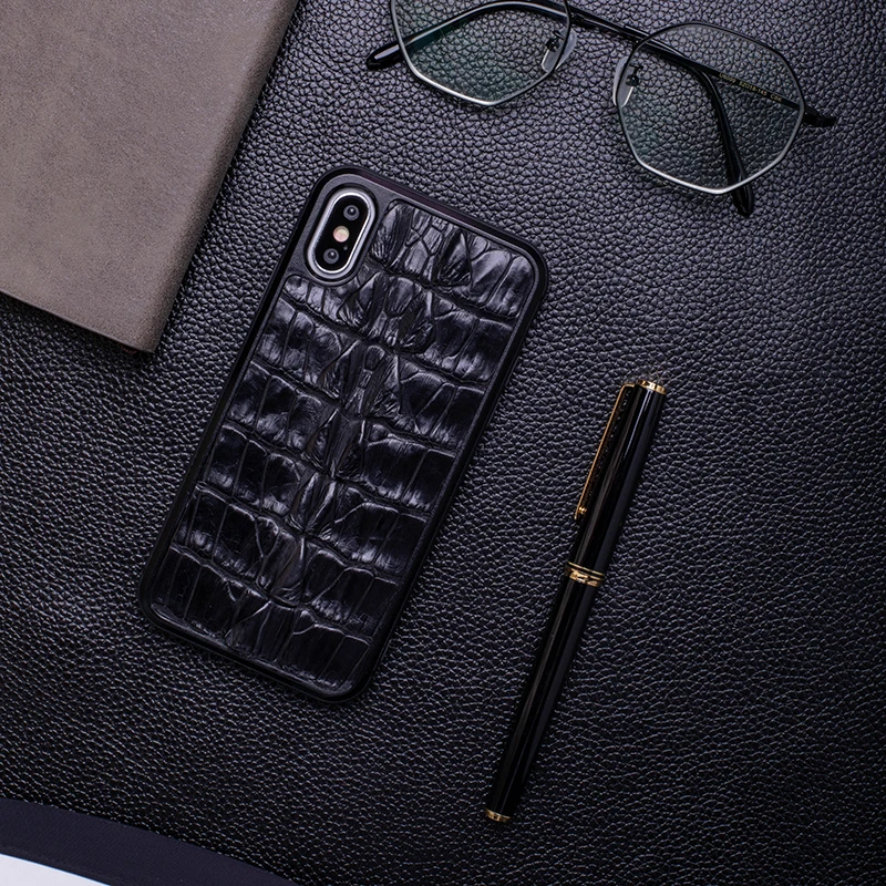 Лаковый чехол для телефона с крокодиловой текстурой для IPhone X XS Max XR для Apple 5 5S SE 6 6S 7 8 Plus защитный чехол для телефона - Цвет: 3