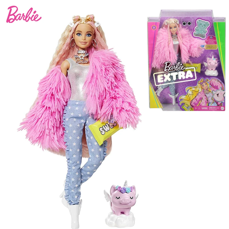 Soepel verraden ik heb het gevonden Coats Barbie Dolls | Extra Barbie Dolls | Barbie Pink Hair | Barbie Pets |  Candy Doll - Barbie - Aliexpress