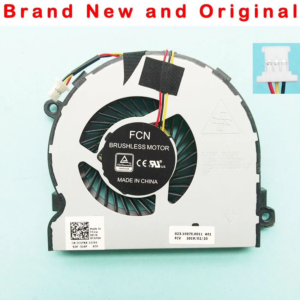 New Laptop CPU Cooling Fan Cooler Radiator For Dell Inspiron 5447 5542