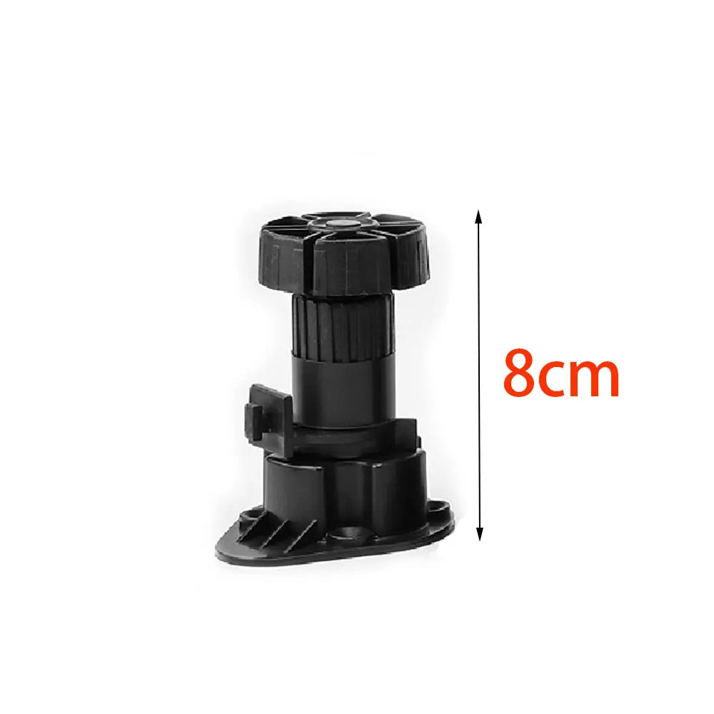 2021 New 4pcs Adjustable Height Cupboard Foot Cabinet Leg，for furniture Kitchen Bathroom sofa legs furniture Replace feet