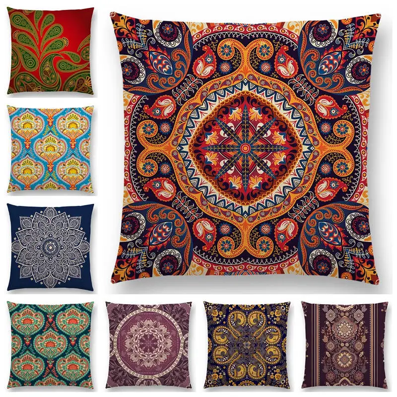 Boho Пейсли Мандала декоративный узор цветочные растения в национальном стиле