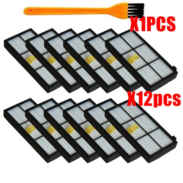 HEPA Filters Brushes Replacement Parts Kit For iRobot Roomba 980 990 900 896 886 870 865 866 800 vacuum Cleaner Accessories Kit - Цвет: iR800-17