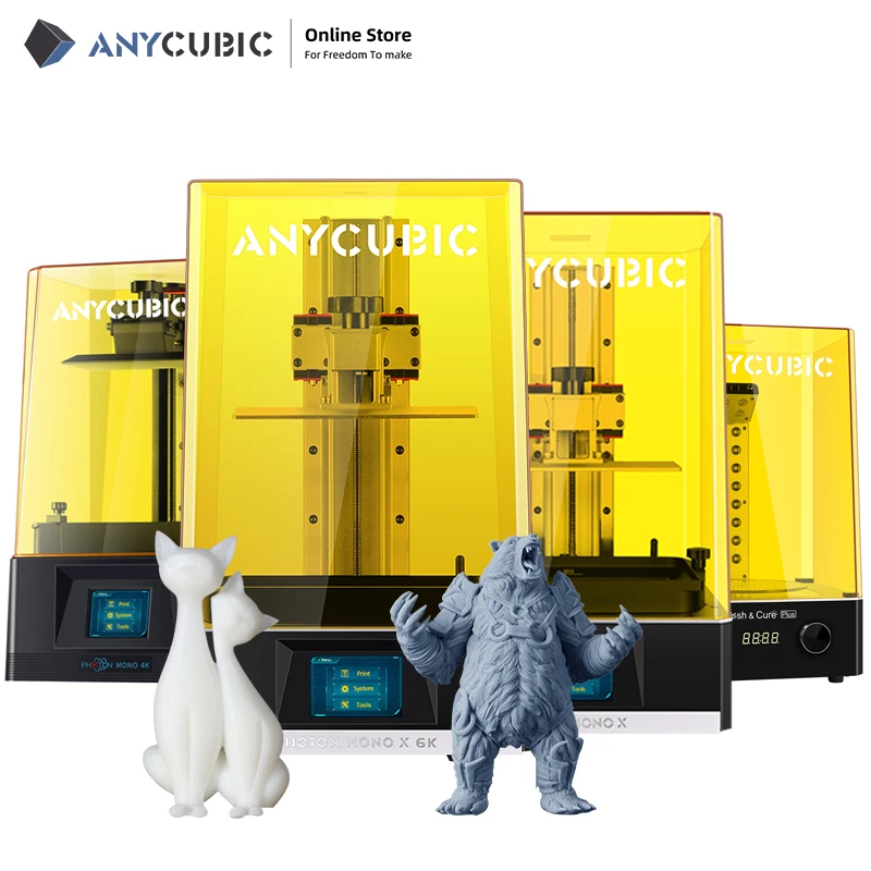 ANYCUBIC Photon моно/моно X 6K 3D принтер УФ Смола печать Стирка &amp аппарат для лечения 2-в-1