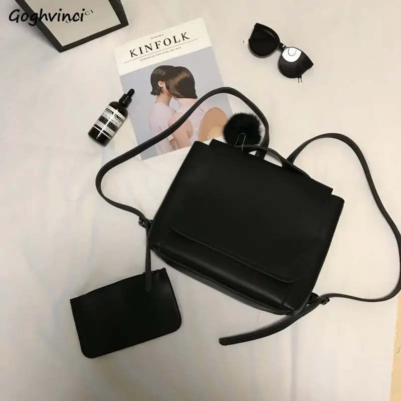 Женские рюкзаки из искусственной кожи классические водонепроницаемые