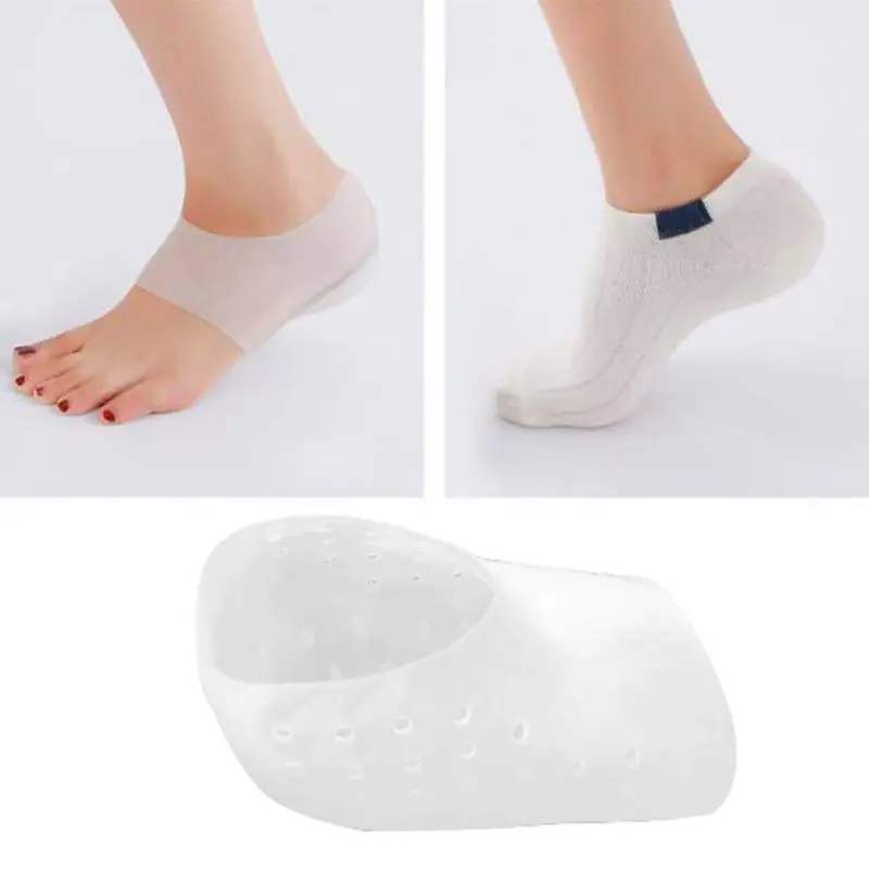 Silicone Height Increasing Pad Heel Insole Cushion Soles Invisible