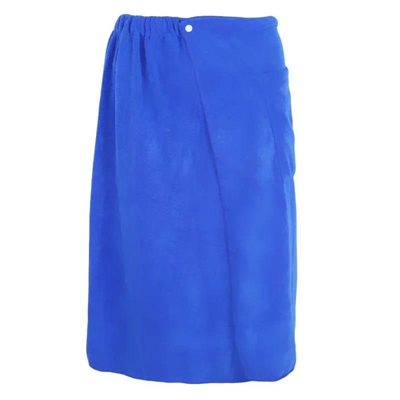 Новое модное мужское носимое волшебное полотенце из микрофибры с карманом, мягкое пляжное банное полотенце - Цвет: blue