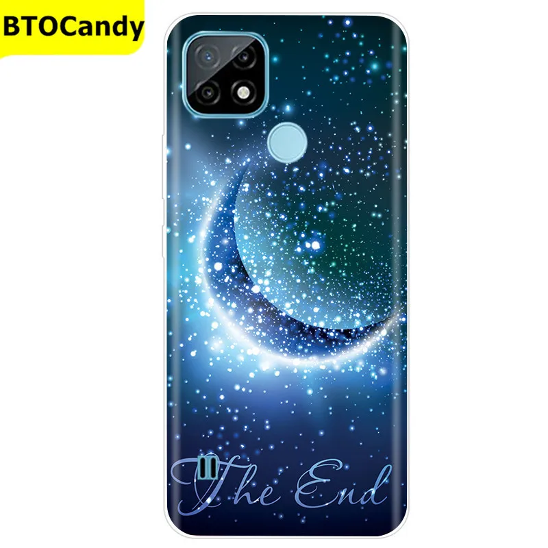 For Realme C21 Case Soft Tpu Silicone Case For OPPO RealmeC21 C 21 Phone Cover Fundas RMX3201 Bumper Case For Realme C21 Cover pouch phone Cases & Covers