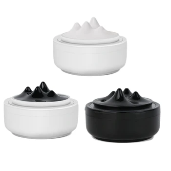 

New USB Air Humidifier Mountain Essential Oil Diffuser 300ML Car Air Freshener Purifier Mini Humidification with Lamp Lights
