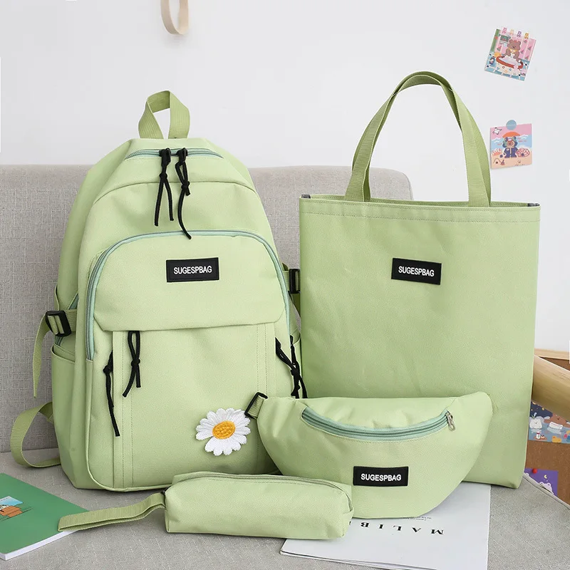 

Korean version of Harajuku ulzzang large-capacity student backpack Fashion casual high school campus ins style couple schoolbag