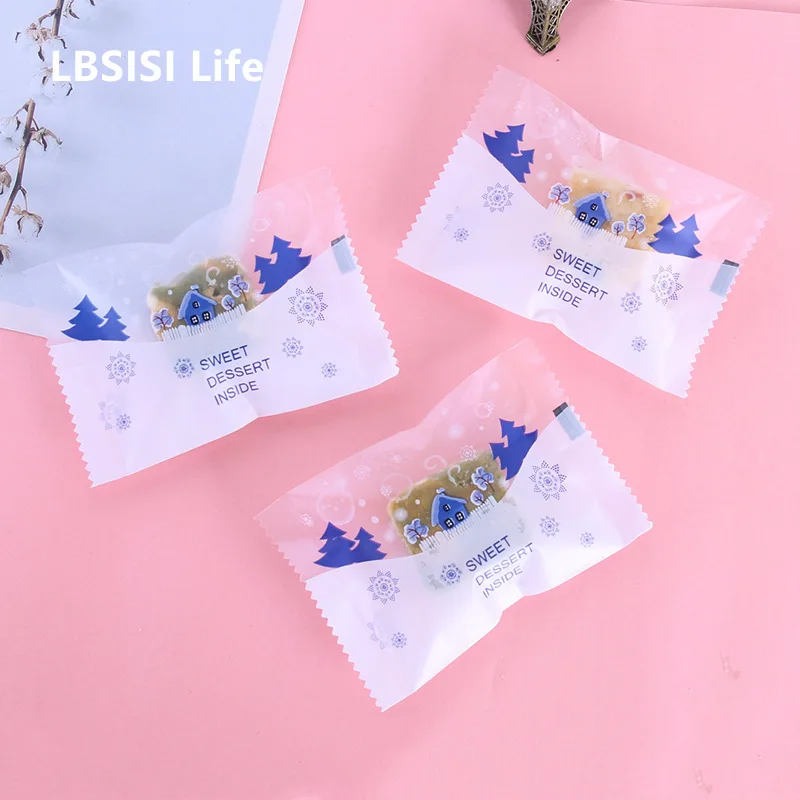 LBSISI Life 100 шт сладкий десерт внутри вареная Конфета бинты снежинки хрустящая нуга