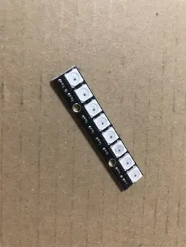 

50PCS/LOT Stick 8 channel built-in full color-driven board WS2812 5050 RGB LED strip Driver Module Board for Arduino MODU
