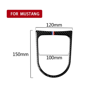 

Car Gear Shift Trim Auto Interior For Ford Mustang 2015-2018 Durable Practical