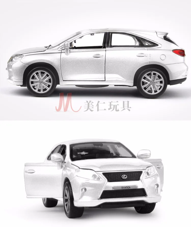 Модель Lexus RX450h сплав модель автомобиля отдельный звук и светильник воин сплав автомобиль игрушка украшение автомобиля